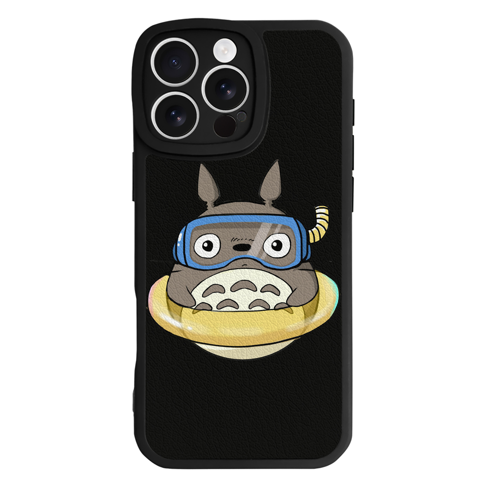 （画像用） となりのトトロ 草壁メイ 草壁サツキ My Neighbor Totoro Satsuki Kusakabe Mei Kusakabe 【iPhone 16シリーズ対応】シリコンスマホケース（レザー調） 材質：シリコン